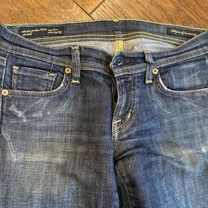 Vintage women’s citizens of humanity size 24 blue jeans great condition